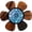 Pearl Mandala, variant on Thalia Pick Puck Pick Holder Yin Yang Night & Day Hawaiian Koa