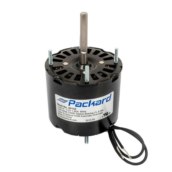 Packard 40132 1/20 HP 3.3 Inch Diameter Motor 115 Volts 1550 RPM