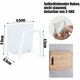 thumbnail image 2 of 2 soportes para esponjas autoadhesivos para cocina, montaje sin taladro, acero inoxidable, resistentes al óxido y al agua, color blanco, 2 of 4