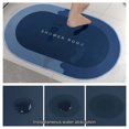 thumbnail image 4 of Alfombra de baño de diatomeas, superabsorbente, de secado rápido, con base de goma antideslizante, lavable, ideal para ducha frente a la bañera o ducha (40,6 x 61 cm), 4 of 7