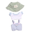 thumbnail image 4 of Ropa para muñecas de 15cm, ropa para muñecos de peluche, ropa para animales de peluche, disfraces, camiseta cómoda para muñecas, conjunto de monos Azul, 4 of 10