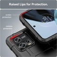 thumbnail image 6 of Slim Fit Phone Case for Motorola Moto G72, Rugged Shield Phone Case with Military Grade Shockproof Protection and Camera Lens Protection Cover for Moto G72, HD Black, 6 of 16