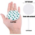 thumbnail image 2 of RYLABLUE Green Poppies Pattern Set of 6 Car Coaster for Drinks, Absorbent Ceramic Stone Coasters Cup Mat with Cork Base for Home Kitchen Room Coffee Table Bar Decor, 2 of 5