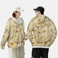 thumbnail image 4 of Fotbe Taco Tortillas Chaqueta con Protección Solar UPF 50+ para Hombre y Mujer, Camisa con Capucha y Bolsillos-Small, 4 of 7