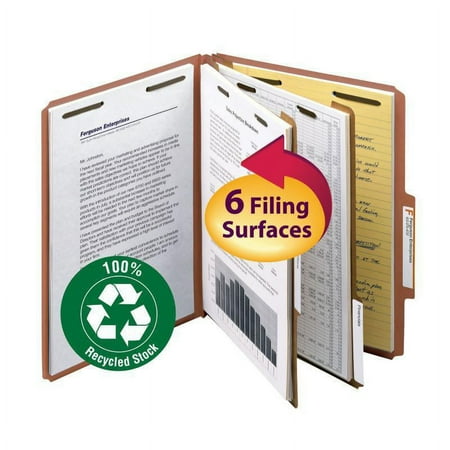 UPC: 0086486140249 | Smead 100% Recycled Pressboard Classification File