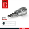 thumbnail image 5 of Teng Tools TX40 1/4 Inch Drive Metric Torx TX Chrome Vanadium Socket | Mechanic Tool | Hand Tool - M141240T-C, 5 of 7