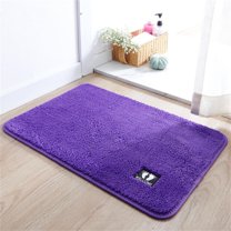 Outoloxit Absorbent Bath Mat Quick-Dry Non-Slip Floor and Door Mat for Bathroom Home Dormitory Household Carpet