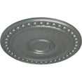 thumbnail image 3 of Ekena Millwork 19 1/8"OD x 1"P Foster Ceiling Medallion (Fits Canopies up to 5 5/8"), Hand-Painted Platinum, 3 of 8