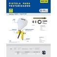 thumbnail image 2 of Pistola para Texturizados SURTEK 57psi 4.5L Entrada 1/4 NPT PTX1, 2 of 3