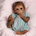 thumbnail image 3 of ​The Ashton-Drake Galleries Clementine So Truly Real® Weighted Poseable Baby Girl Monkey Doll with RealTouch® Vinyl Skin by Linda Murray 14"-inches, 3 of 8