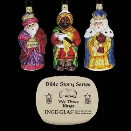 Inge Glas Heirlooms Bible Story We Three Kings German Glass