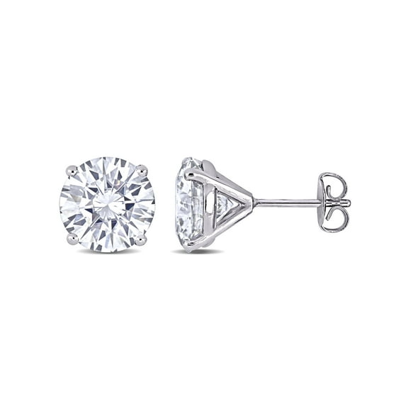 Everly Women's Moissanite 14k White Gold Earrings