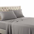 thumbnail image 2 of Royal Tradition Solid 600 Thread Count, 100-Percent Cotton Twin Extra Long (XL) Bed Sheets Set (Grey) Breathable, Deep Pocket, 3 Piece Sheet Set, 2 of 4