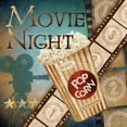 thumbnail image 2 of Knutsen, Conrad 26x26 Gold Ornate Wood Framed with Double Matting Museum Art Print Titled - Movie Night, 2 of 4