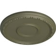 thumbnail image 3 of Ekena Millwork 16 1/2"OD x 1 1/2"P Medea Ceiling Medallion (Fits Canopies up to 5 1/2"), Hand-Painted Spartan Stone, 3 of 6