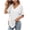 White, variant on Womens Oversized Hoodies Lightweight Half Sleeve Casual Tunic Top Loose Fit Curved Hem Spring Pullover Everyday Wear