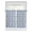 LightSteelBlue White, variant on Light Blue White Leaves Kitchen Curtains 54 Inches length, Spring Pastoral Rustic Botanical Window Treatment Curtain Drapes, Thermal Insulated Drapes for Basement Hotel RV, 42"x54", 2 Panels