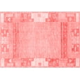 thumbnail image 1 of Ahgly Company Indoor Rectangle Abstract Red Modern Area Rugs, 7' x 9', 1 of 4