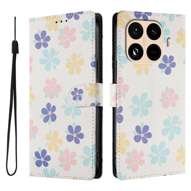 FOXDOCK Funda Tipo Cartera para Xiaomi 15T con Soporte y Correa – Diseño de Patrones Lindos