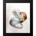 thumbnail image 2 of Allen, Kimberly 12x14 Black Modern Framed Museum Art Print Titled - Stone Leaf 2, 2 of 5