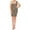 Animal Mocha, variant on Women's Plus Size Tie Dye Fitted Bodycon Scoop Neck Sleeveless Basic Cami Midi Dress