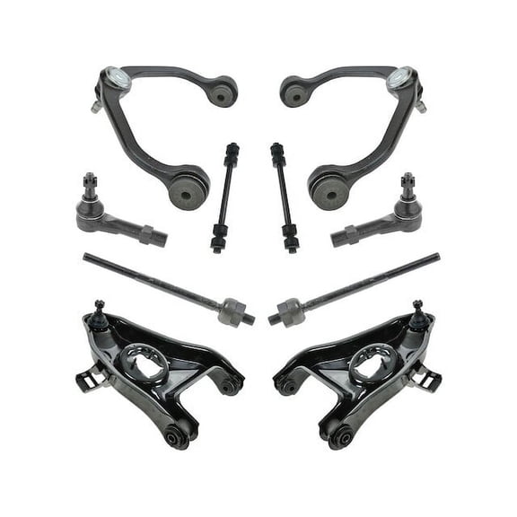 Front Control Arm Sway Bar Link Tie Rod Kit 10 Piece - Compatible with 2001 - 2009 Mazda B2300 2002 2003 2004 2005 2006 2007 2008