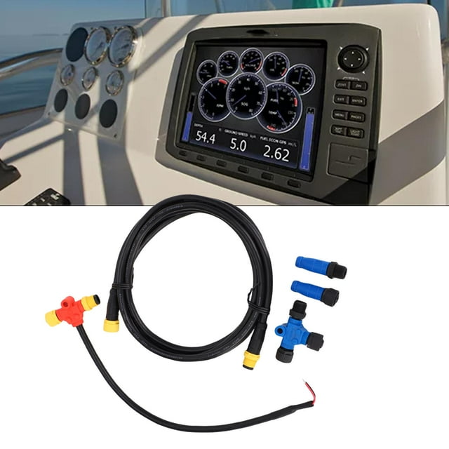 NMEA 2000 Backbone Cables Drop Cables Tees Connector, NMEA 2000 Starter Kit Wide Application for Adding Engine Data