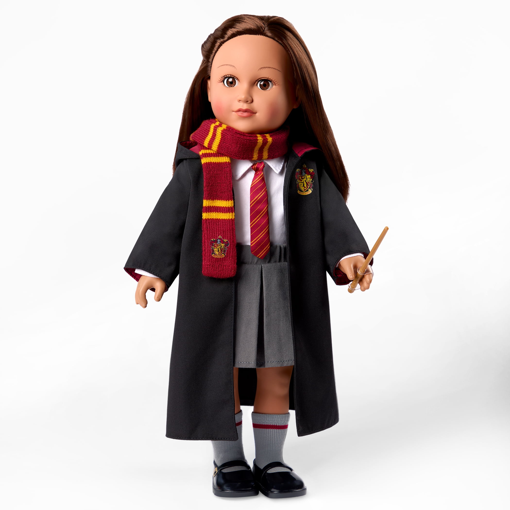 Harry Potter ™ Gryffindor ™ School Uniform with Wand for 18inch Dolls Toys Kids 5 Years +  (图3)
