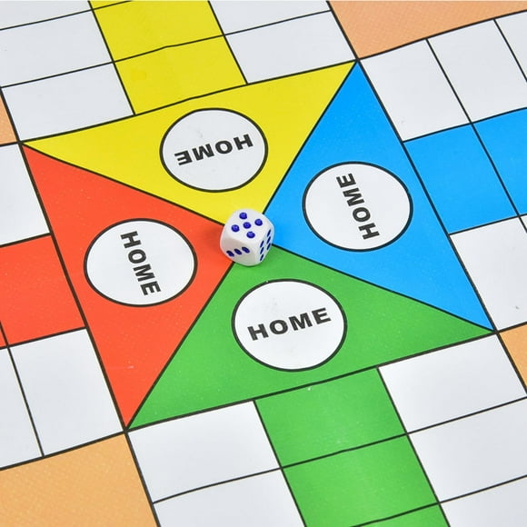 AMONIDA Board Game, Portable Ludo Game, For Kids For All Ages