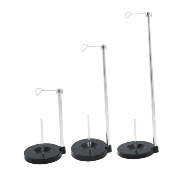 Soporte de hilo de cono y spool de spool ajustable para máquinas de costura/bordado herramienta auxiliar Multiuse Sturdy Husher
