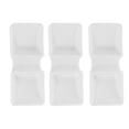 thumbnail image 3 of Miangastore 3 Pcs Durable Japanese Style Ceramic Plates Household Dining Table Plates (White), 3 of 9