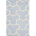 thumbnail image 2 of SAFAVIEH Cambridge Joshua Geometric Tessellation Wool Area Rug, Light Blue/Ivory, 2' x 3', 2 of 7