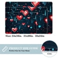 thumbnail image 2 of Valentine's Day Polyester Non-Slip Machine Washable Floor Mat: Outdoor Carpet Floor Mats, 2 of 6