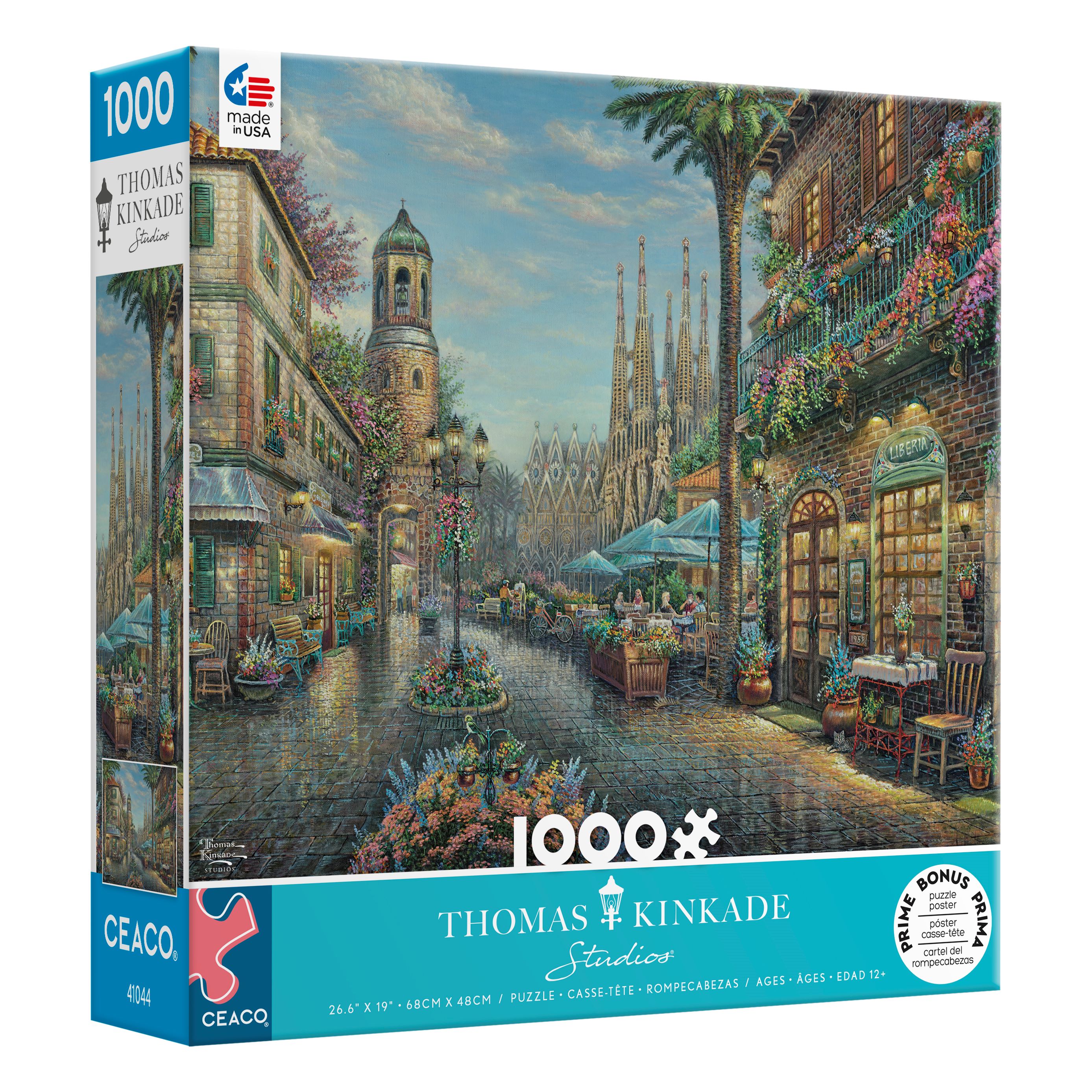 Ceaco 1000 Piece Spanish Café Interlocking Jigsaw Puzzle
