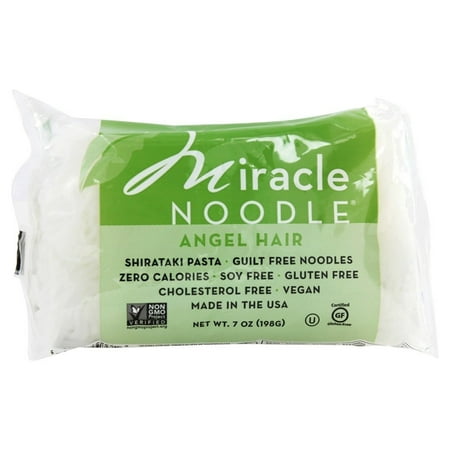 Miracle Noodle - Shirataki Pasta Angel Hair - 7 oz(pack of (Best Shirataki Noodle Recipes)