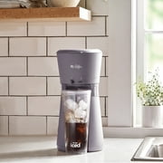 Mr. Coffee Iced Coffee Maker with Reusable Tumbler and Coffee Filter, Lavender