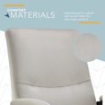 thumbnail image 3 of Click365 Classic Comfort Executive Office Chair Bonded Leather Gray, 3 of 9