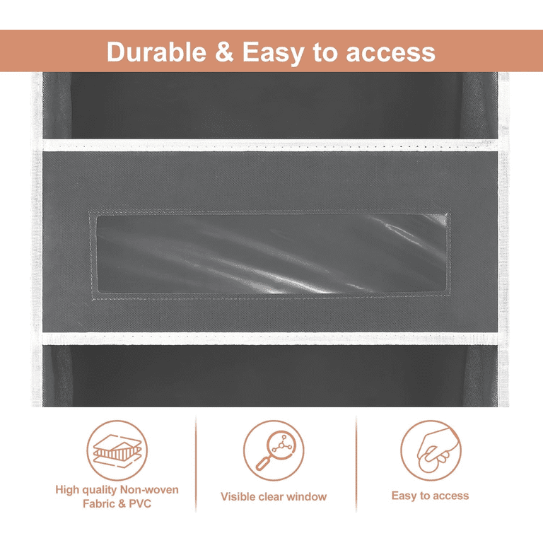 VONGEM Over-The-Door Organizer, 5 Shelf Hanging Storage photo 5