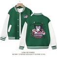 thumbnail image 4 of Sanrios Kuromi-Chaqueta de uniforme de béisbol para niño y niña, abrigo informal de manga larga con estampado Kawaii, ropa de regalo, 4 of 5