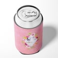 thumbnail image 4 of Carolines Treasures CK4177CC Samoyed Pink Flowers Can or Bottle Hugger Can Hugger multicolor, 4 of 5