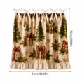 thumbnail image 3 of Christmas Oven Skirt,Vintage Plaid Door Cover Curtain for Kitchen Decor, 3 of 3
