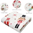 thumbnail image 4 of Christmas Nutcracker Blanket Soft Cozy Lightweight Xmas Throw Blanket for Couch Sofa Bed Living Room Home Decor for Boys Girls s Adults Gift 50x60 inch, 4 of 7
