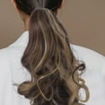 thumbnail image 4 of EeaseCA Perruque Synthétique Bouclée de 50 cm de Long Mâchoires Pince Griffe Boucle Queue de Cheval Extensions de Cheveux Pince Postiche (613#), 4 of 8