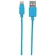 thumbnail image 3 of Cable Manhattan iLynk Lightning a USB, 1m. Color Azul. Manhattan 391467, 3 of 4