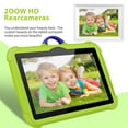 thumbnail image 7 of 7-inch Kids Tablet Android Educational Learning Machine with WiFi Bluetooth, Expandable 128GB Storage, 4000mAh Battery, Dual Cameras, Durable Case - Perfect Gift for Children's Birthday Christmas, 7 of 7
