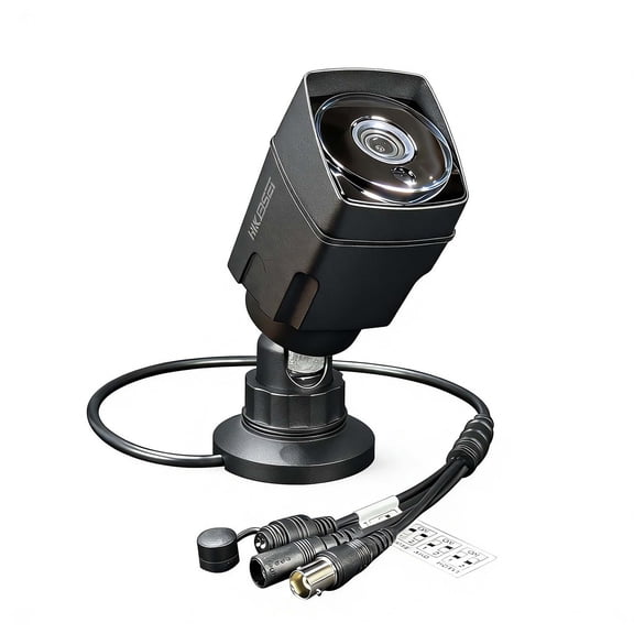 Analog CCTV Camera HD 1080P 4-in-1 (TVI/AHD/CVI/960H Analog) 2MP Security Camera Outdoor Metal Housing, 6 IR-LEDs True Day & Night Monitoring 3.6mm Lens
