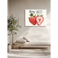 thumbnail image 5 of Strawberry Wall Art for Living Room, Canvas Picture Wall Decor for Bathroom Bedroom, Red Summer Fruits Green Botanical Painting Artwork for Office Kitchen Hallway Dining Room Home Decorations 16"x20", 5 of 8