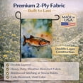 thumbnail image 3 of Brown Trout Garden Flag 11.25 in x 15.5 in, 3 of 7