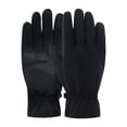 thumbnail image 1 of Minnieouse 1 par de guantes térmicos para ciclismo a prueba de viento, impermeables, pantalla táctil ajustable, mitones para deportes al aire libre de guantes y mitones Negro Minnieouse AP013168-01, 1 of 6