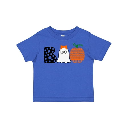 

Inktastic Halloween Boo Cute Ghost and Pumpkin Gift Toddler Boy or Toddler Girl T-Shirt